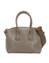 Mini Antigona Top Handle Bag, &pound;630, Handbags, Grey, Leather, Front view